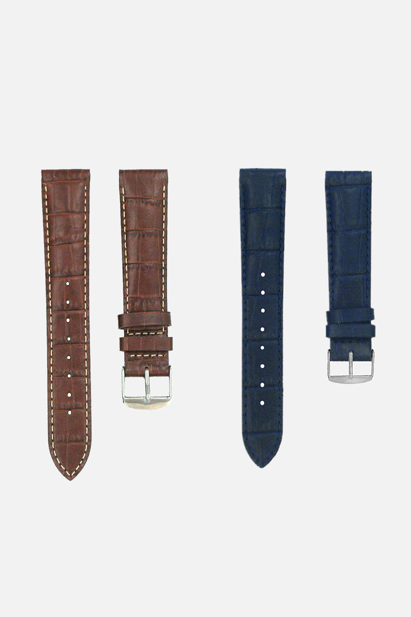 Brown & Midnight Blue Doublet Set (2 Bands, 18mm)