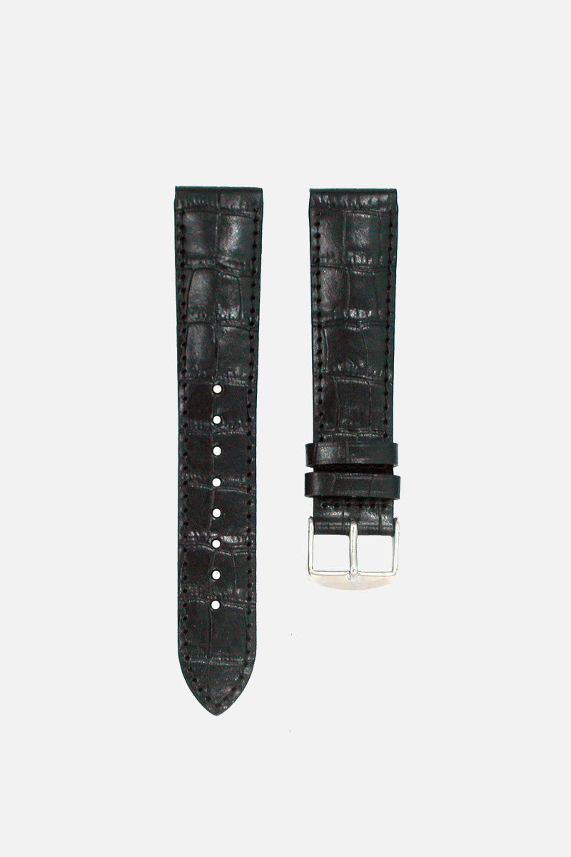 Black Gator Calf Band (20mm)