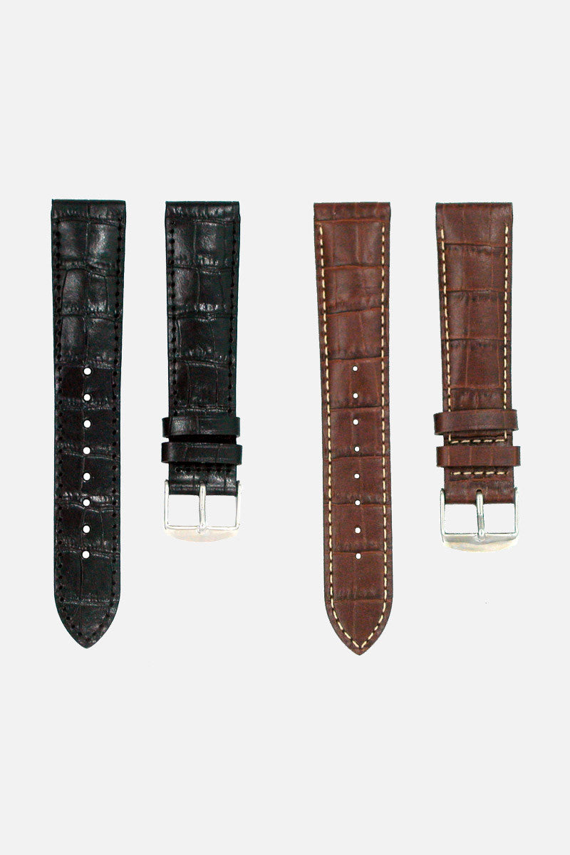 Black & Brown Double Set (2 Bands, 20mm)
