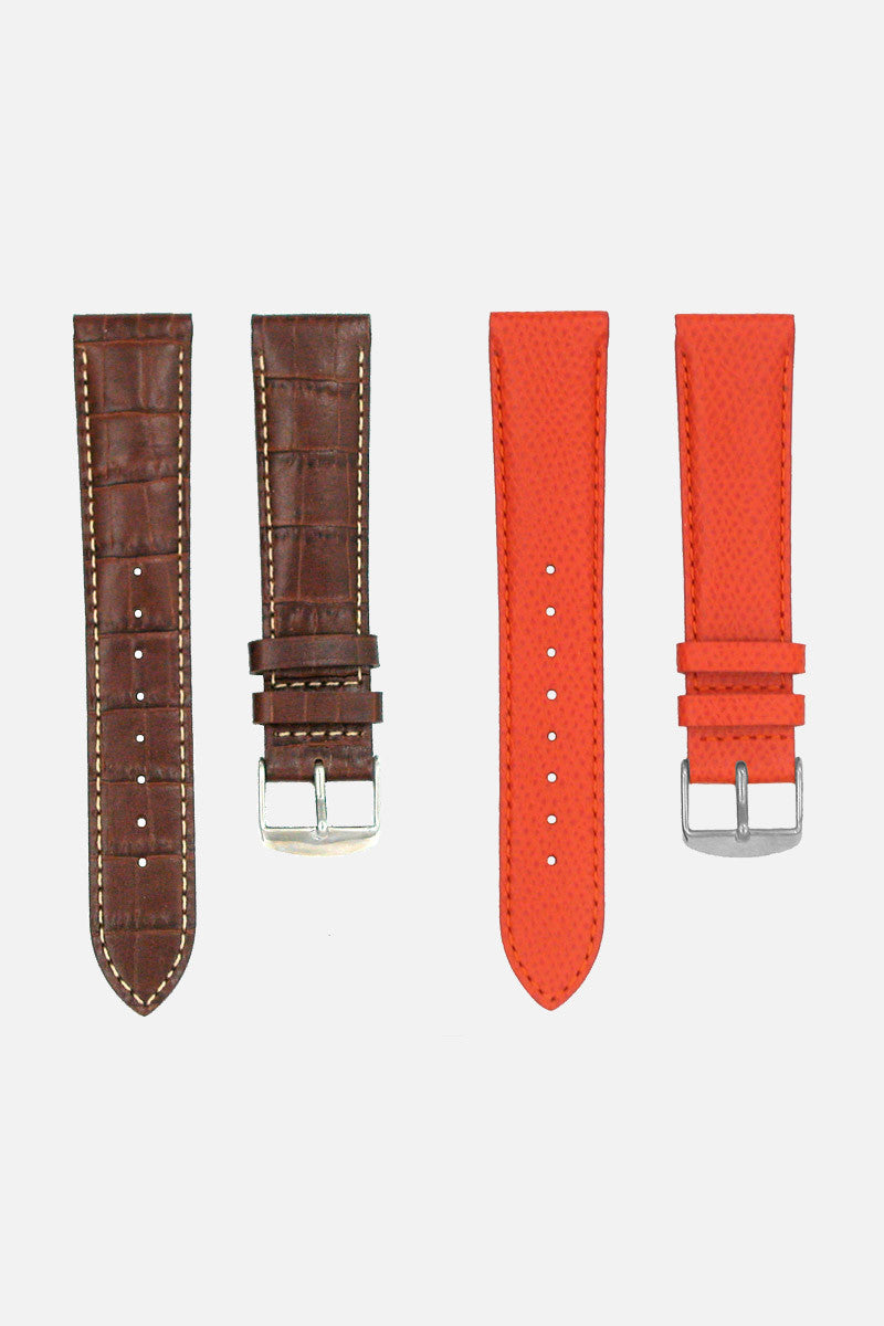 Brown & Orange Double Set (2 Bands, 20mm)