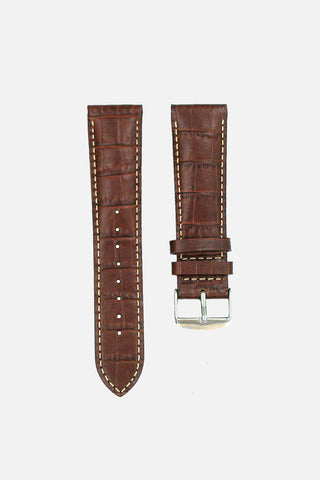 Burgundy Gator Calf Band (22mm)