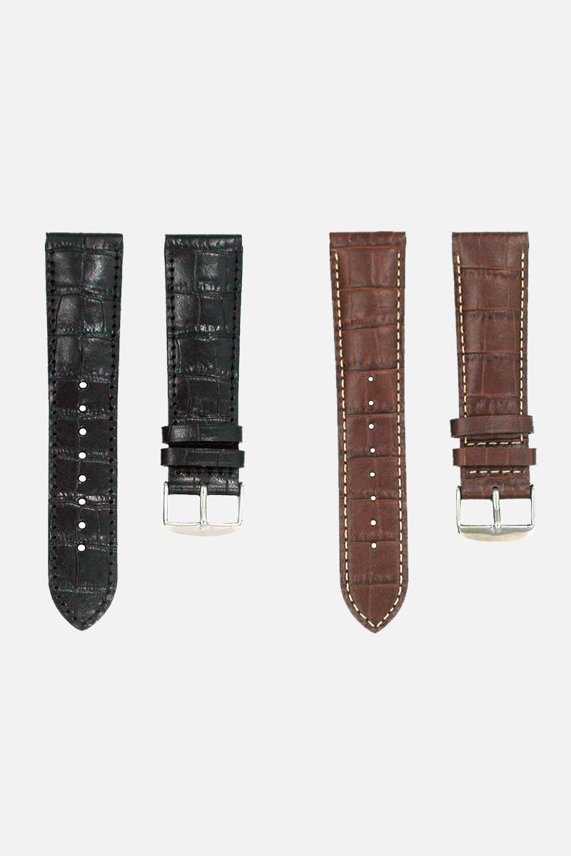 Black & Brown Doublet Set (2 Bands, 18mm)