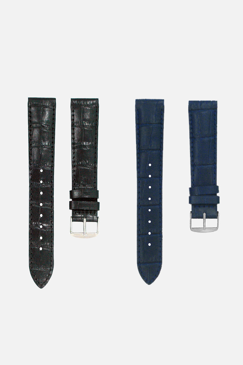 Black & Midnight Blue Doublet Set (2 Bands, 18mm)